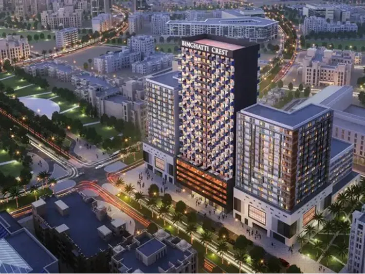Binghatti Crest Apartment at JVC by Binghatti Developer for sale