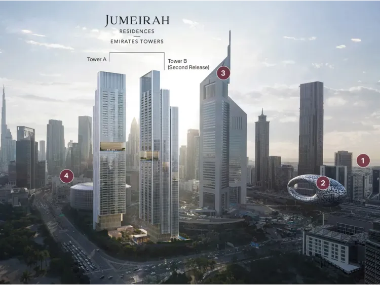 فروش واحدهای جمیرا رزیدنس (Jumeirah Residences Emirates) توسط شرکت سازنده مرآس