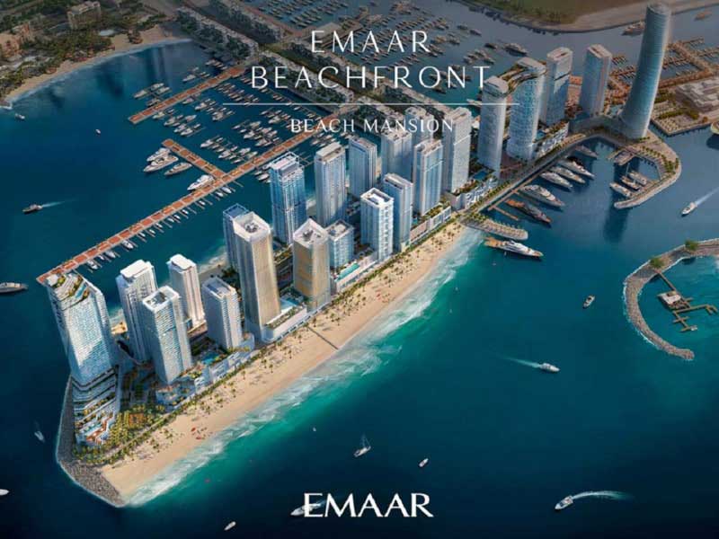 Beachgate apartments by address at Emaar Beachfront for sale