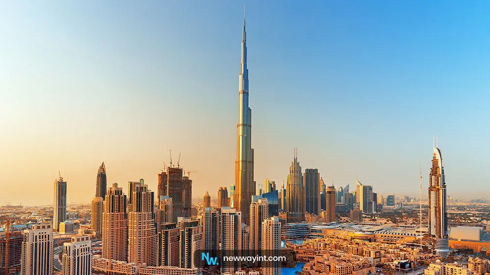 A view of Downtown Dubai and Burj Khalifa