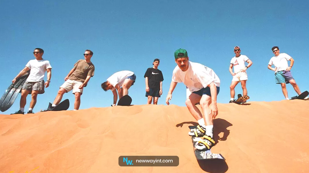 Skiing on the sands of Dubai