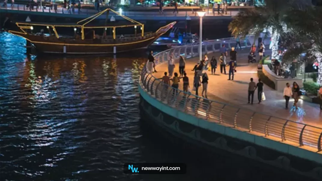 Sports and walking place in Dubai Marina area - Newway Estate