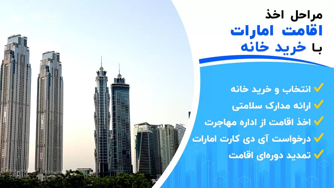 مراحل دریافت اقامت امارات