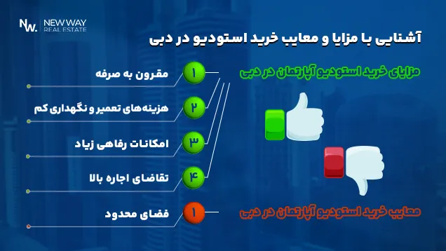 مزایا و معایب خرید استودیو در دبی