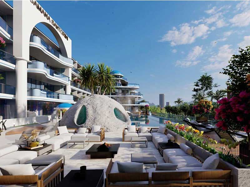 Samana Santorini at Dubai Studio City for sale